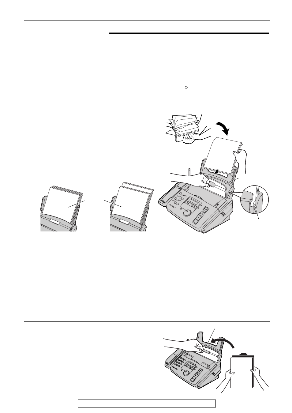 Setup (main unit), Recording paper | Panasonic 2000 User Manual | Page 13 / 84
