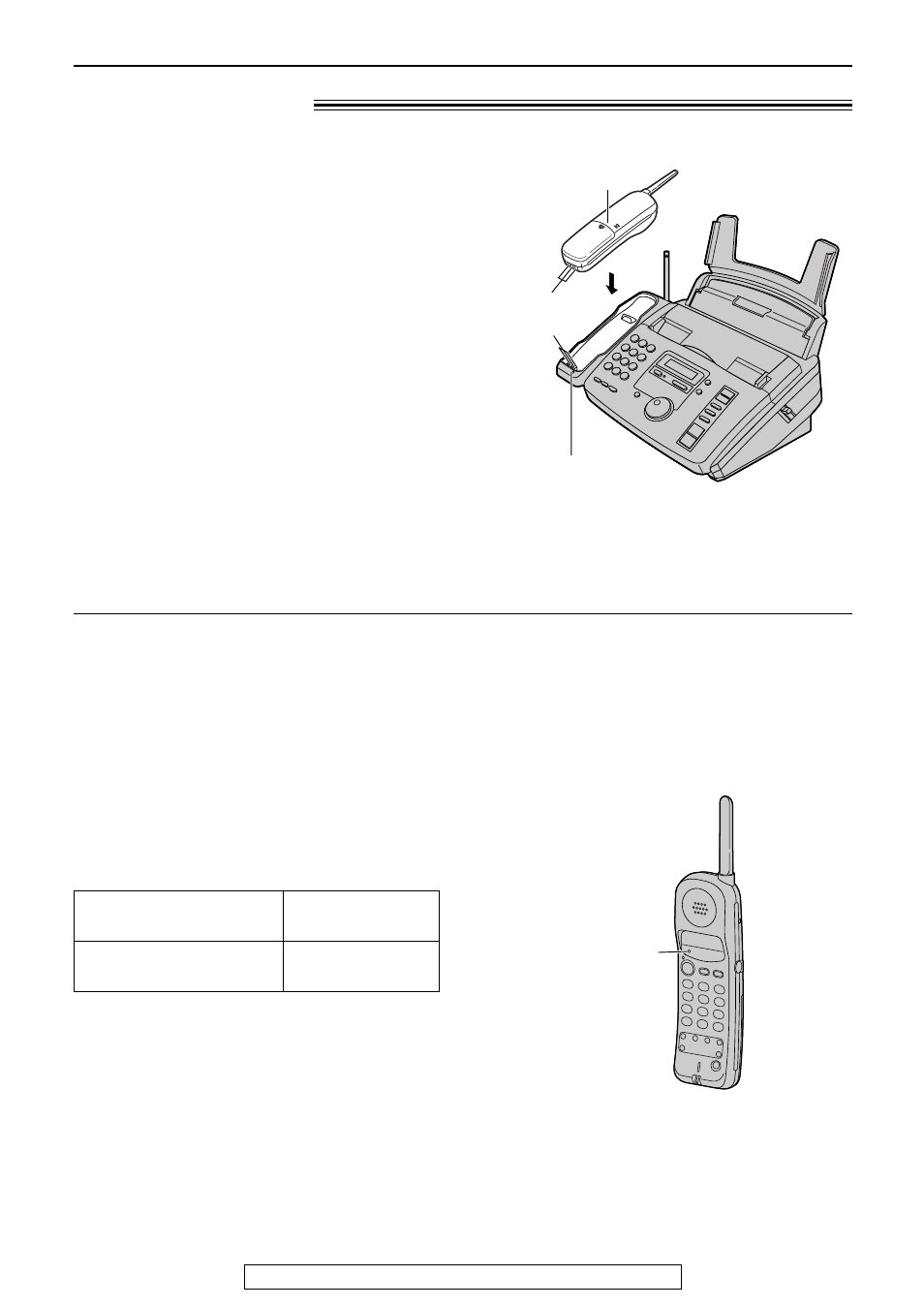 Setup (handset), Battery charge | Panasonic 2000 User Manual | Page 20 / 84