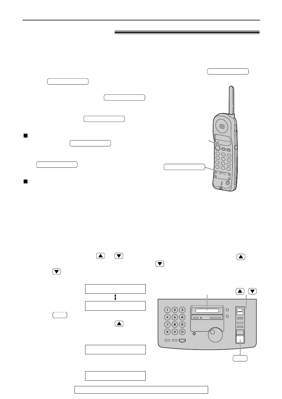 Volumes, Adjusting volumes, Handset | Main unit | Panasonic 2000 User Manual | Page 22 / 84