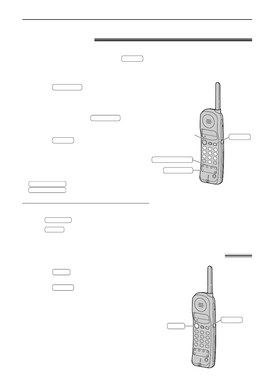 Automatic dialing (handset), Storing a telephone number in the direct button, Dialing a stored number in the direct button | Panasonic 2000 User Manual | Page 29 / 84