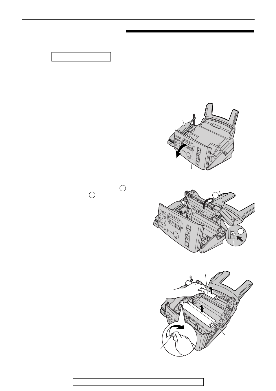 Ink film, Replacing the ink film | Panasonic 2000 User Manual | Page 72 / 84