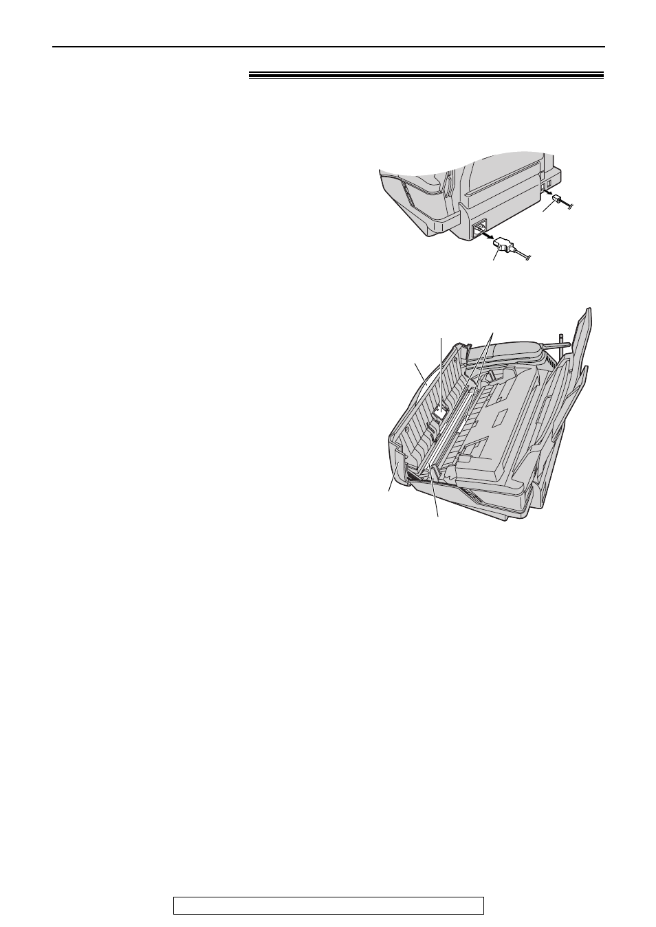 Cleaning, Document feeder | Panasonic 2000 User Manual | Page 74 / 84