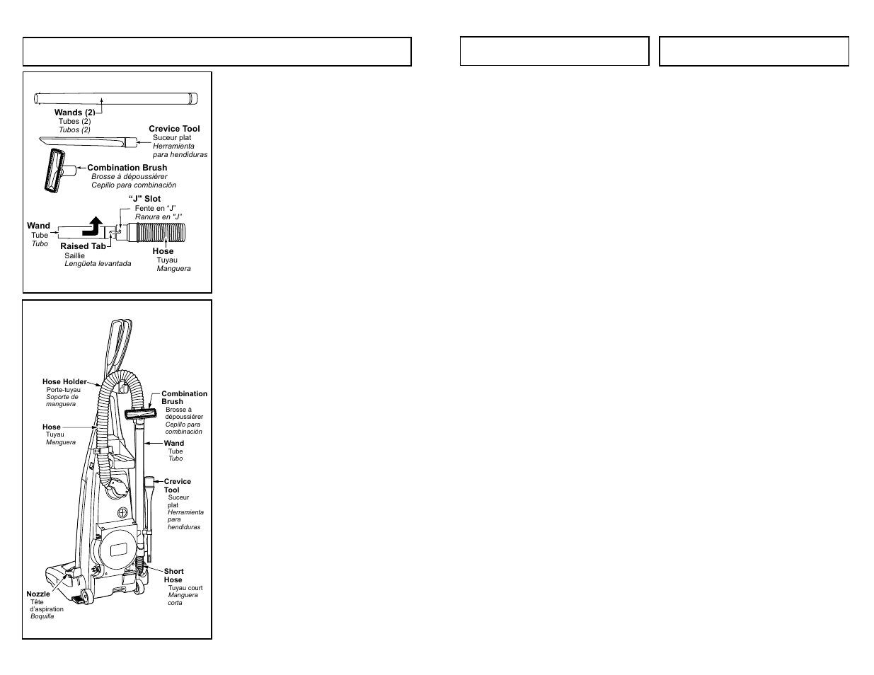Nettoyage du boitier et des accessoires, Limpieza del exterior y de los herramientas, Tool storage | Off on | Panasonic MC-V7314 User Manual | Page 39 / 52