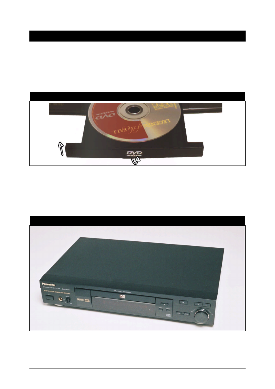 1 - removal of the top cover | Panasonic DVD-RV60 98RV1 User Manual | Page 4 / 10