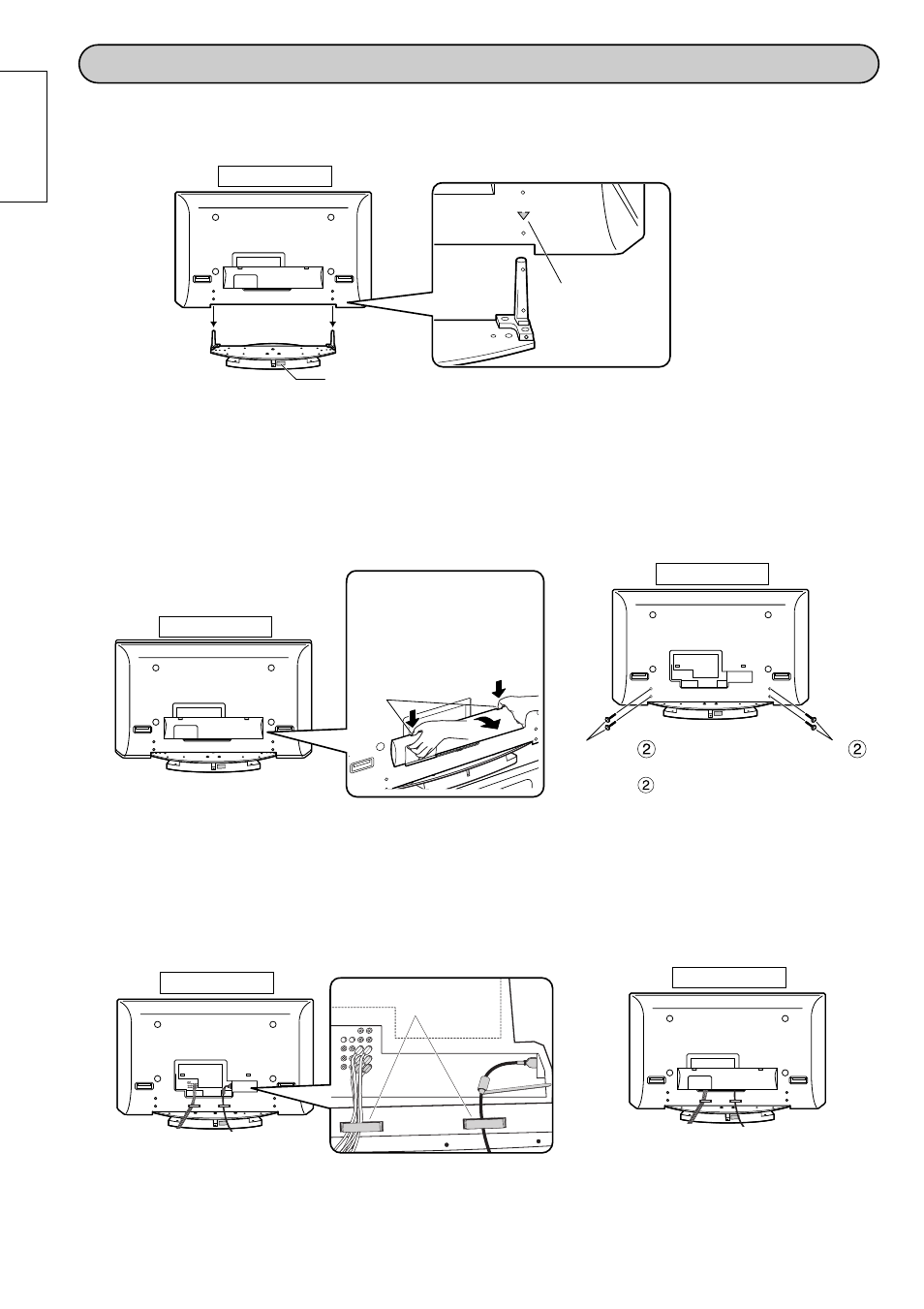 Panasonic Pedestal for Wide Plasma Display TY-ST50PX20 User Manual | Page 4 / 20