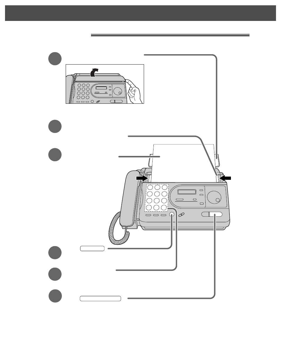 Quick start | Panasonic KX-FT31BX User Manual | Page 11 / 72