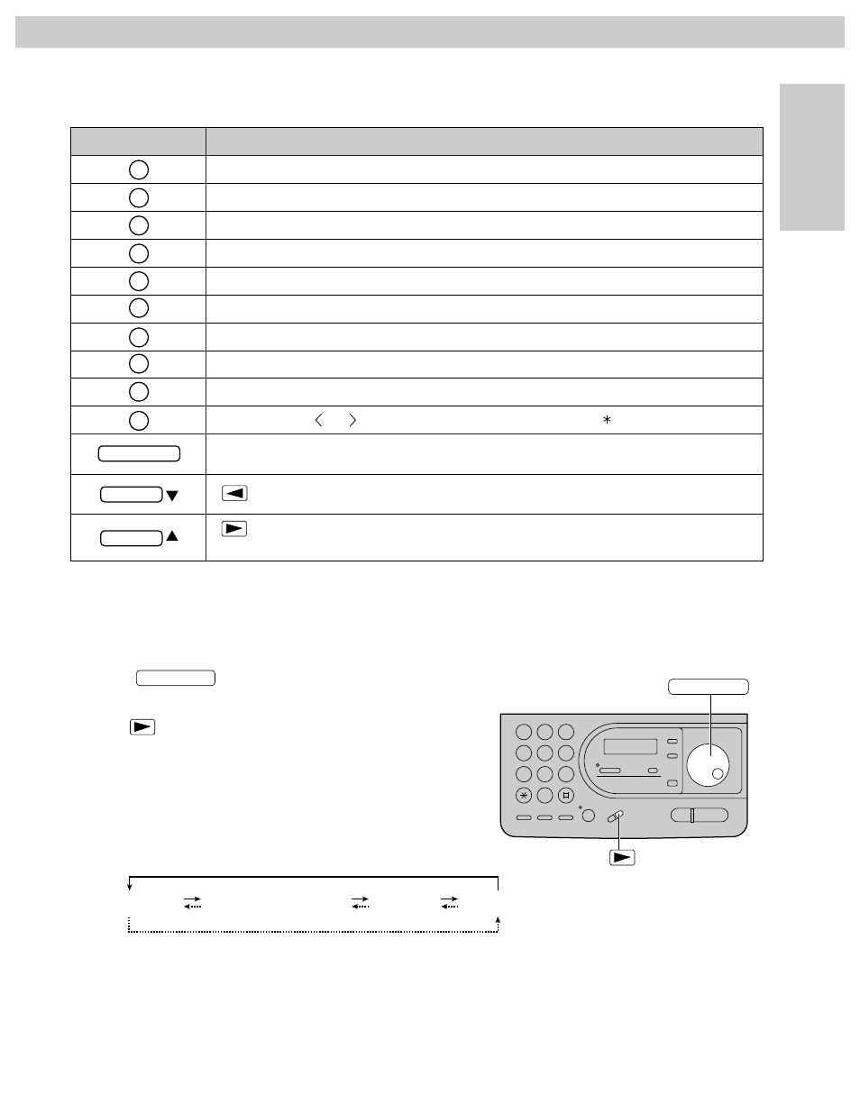 Selecting characters with the dial keypad, Setup, Selecting characters with the easy dial | Panasonic KX-FT31BX User Manual | Page 21 / 72
