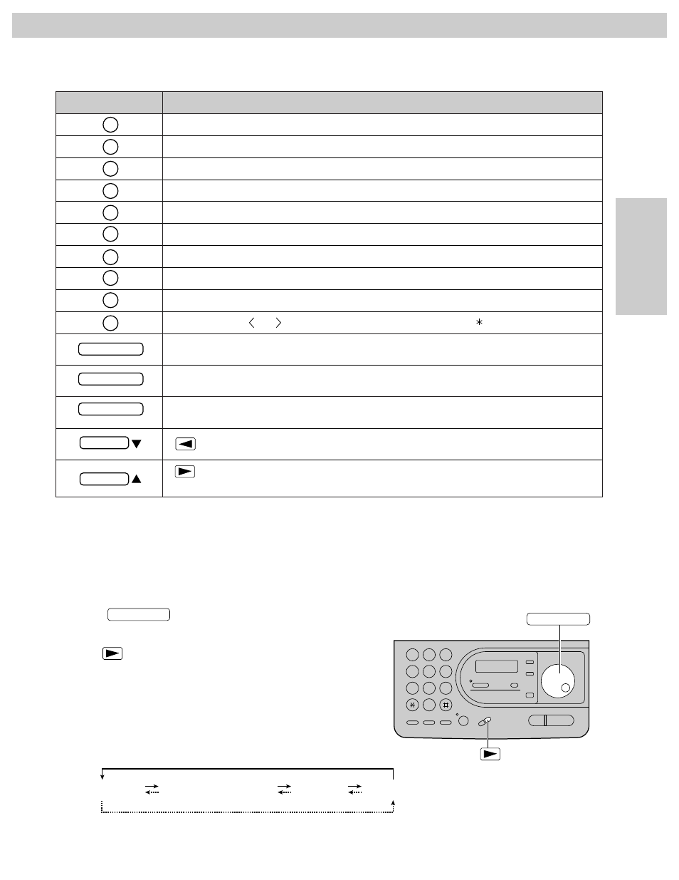 Easy dial, Selecting characters with the dial keypad, Selecting characters with the easy dial | Panasonic KX-FT31BX User Manual | Page 27 / 72