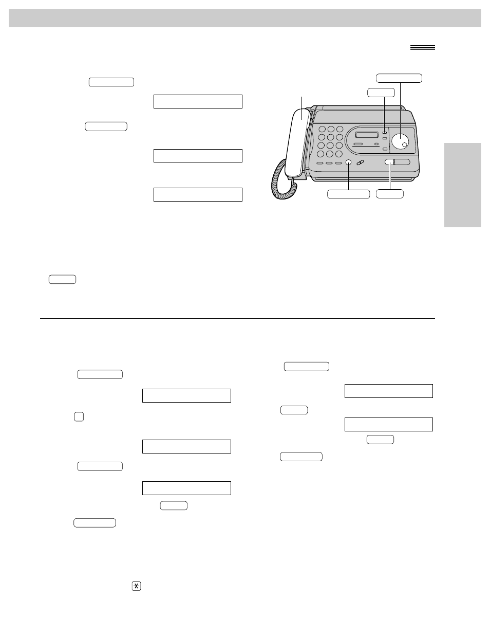 Making a voice call using the easy dial directory, Searching for a name by the initial, Confirming a stored telephone number | Easy dial | Panasonic KX-FT31BX User Manual | Page 29 / 72