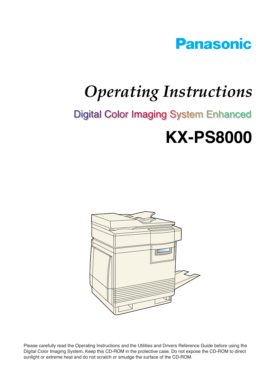 Panasonic KX-PS8000 User Manual | 161 pages