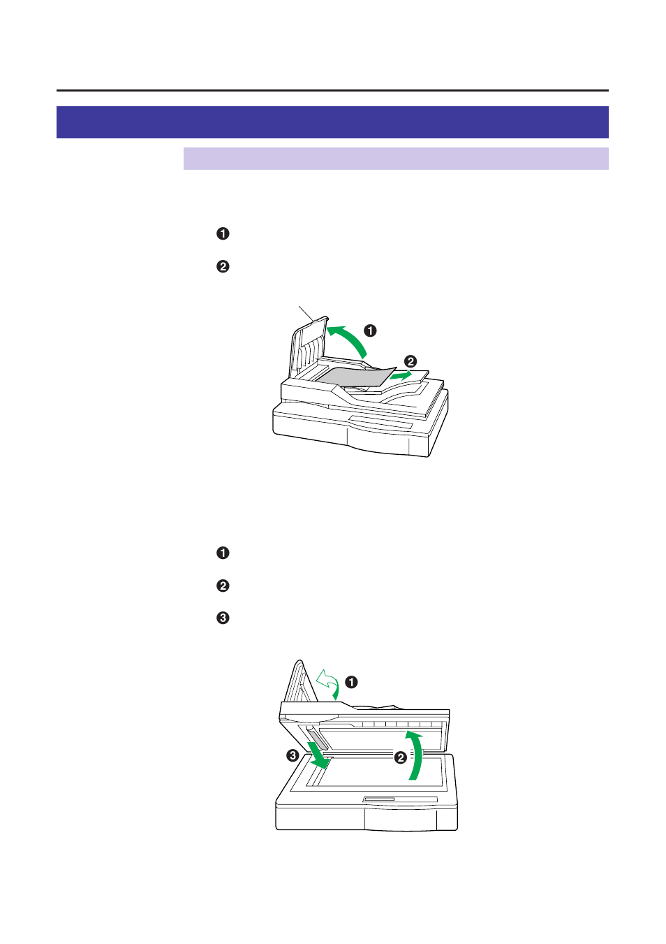 Clearing a jam, Scanner, Care and maintenance | Panasonic KX-PS8000 User Manual | Page 100 / 161