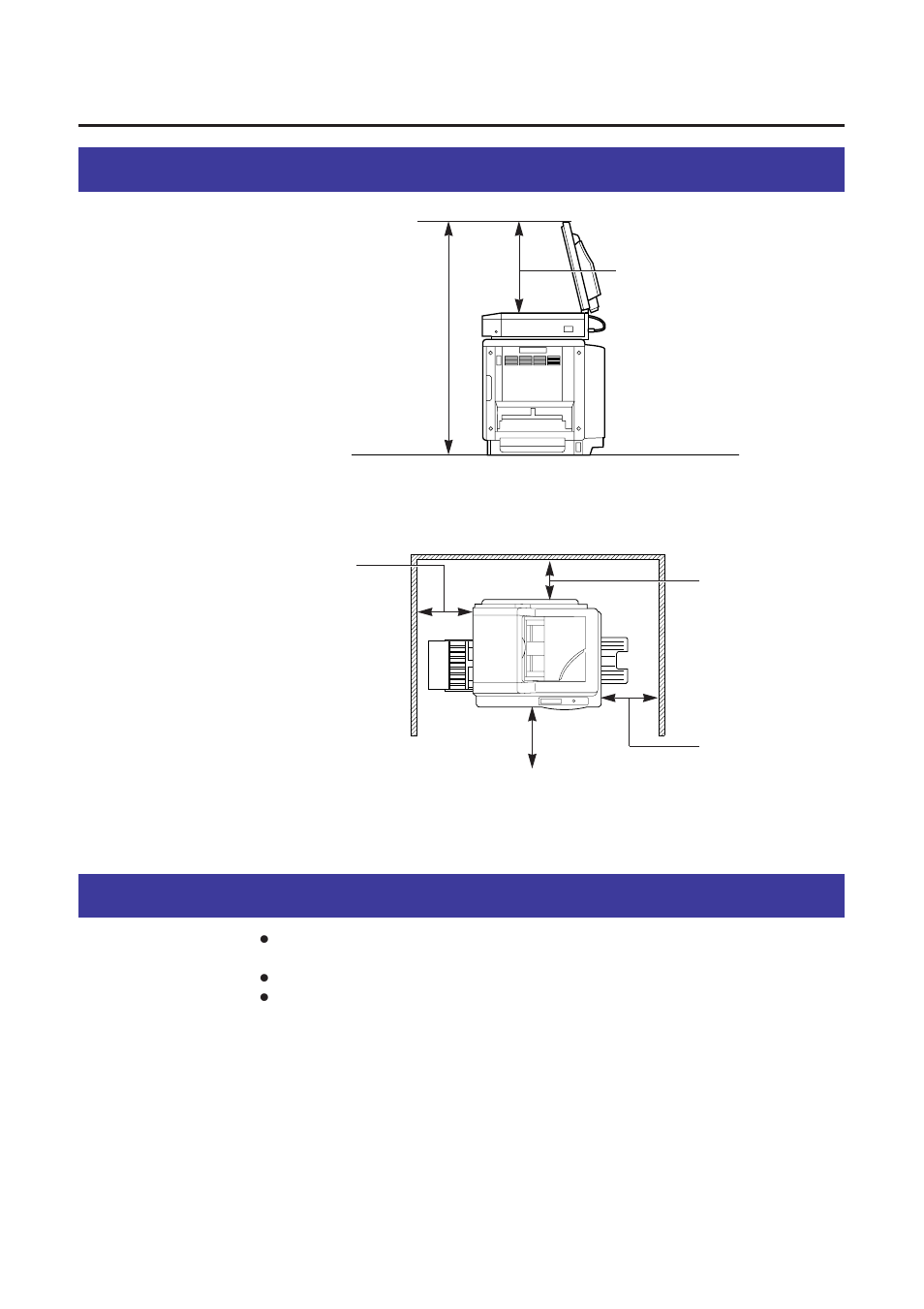 Minimum space requirements, Power source, Before you start | Minimum space requirements power source | Panasonic KX-PS8000 User Manual | Page 17 / 161