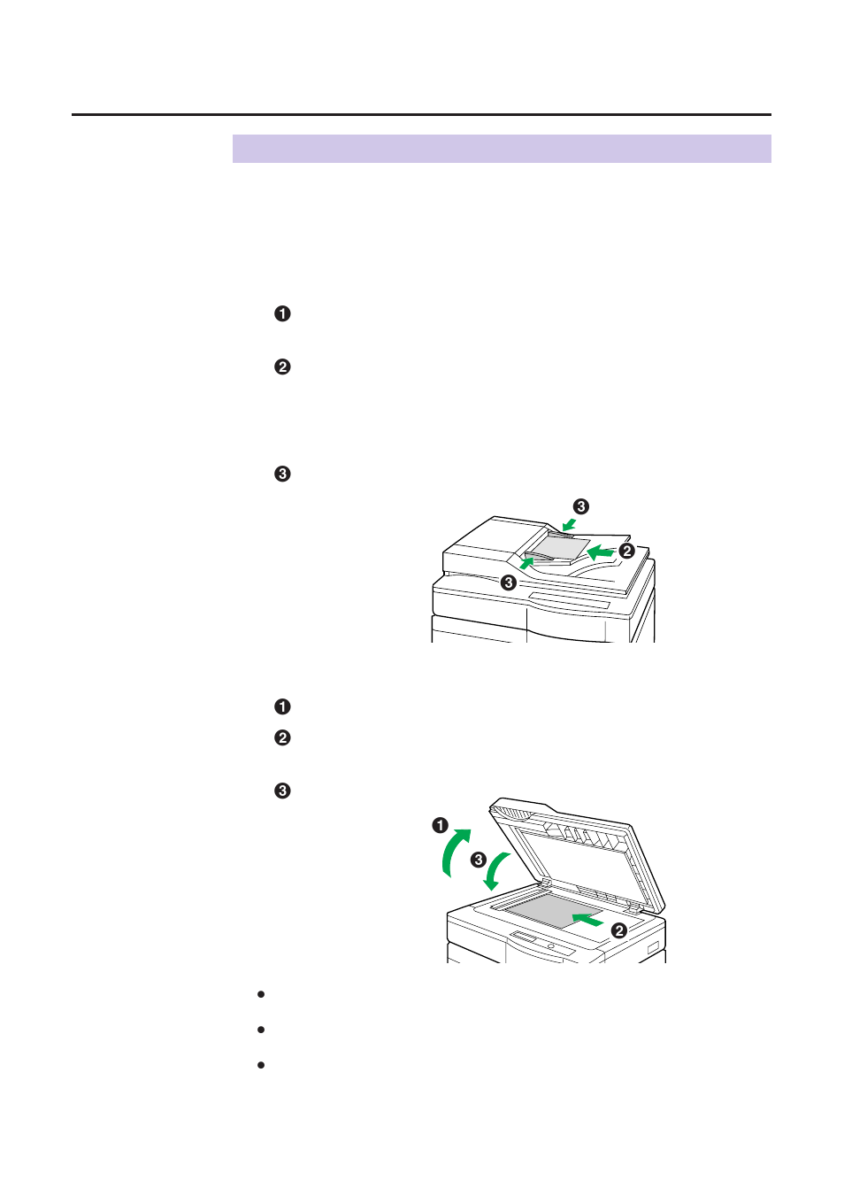 Placing documents, Document guides, P. 76) | Basic operations | Panasonic KX-PS8000 User Manual | Page 76 / 161