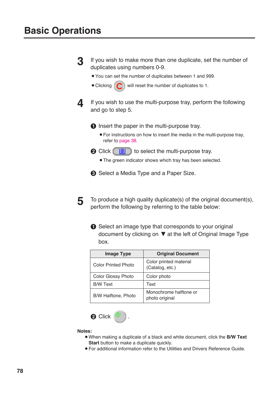 Basic operations | Panasonic KX-PS8000 User Manual | Page 78 / 161