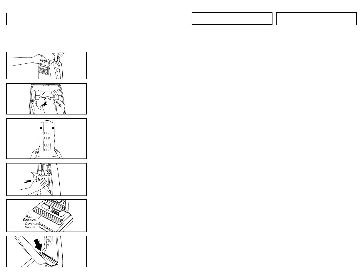 Changing dust bag | Panasonic MC-V5261 User Manual | Page 24 / 48