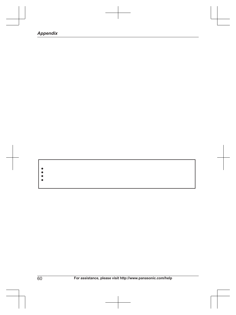 Panasonic KX-TG9472 User Manual | Page 60 / 64