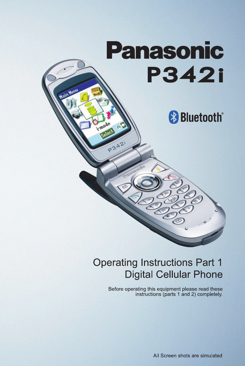 Panasonic P342i User Manual | 128 pages