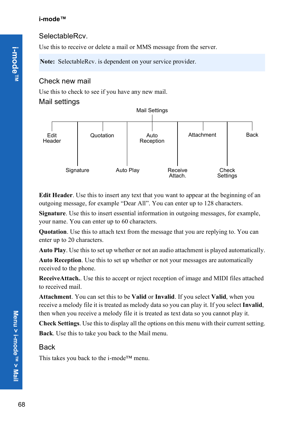 I-m ode | Panasonic P342i User Manual | Page 67 / 128