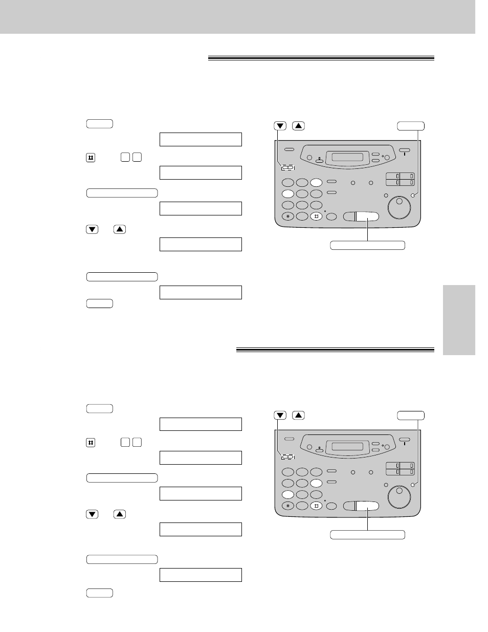 Options, Recording time alert, Setting the icm monitor | Panasonic KX-FP121 User Manual | Page 103 / 136