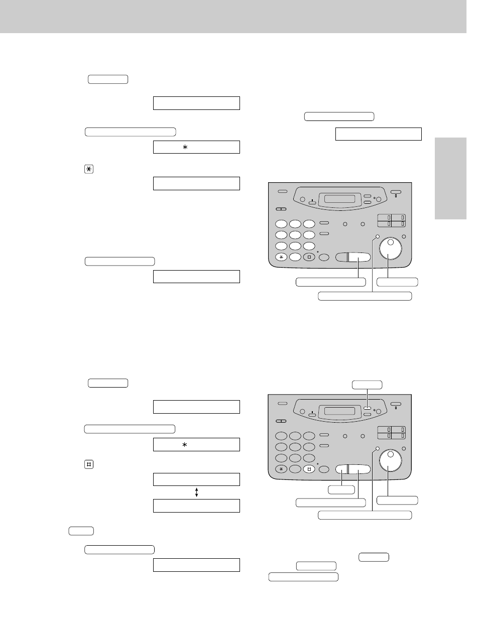 Jog dial, Editing a stored name and number, Erasing a stored name and number | Panasonic KX-FP121 User Manual | Page 37 / 136