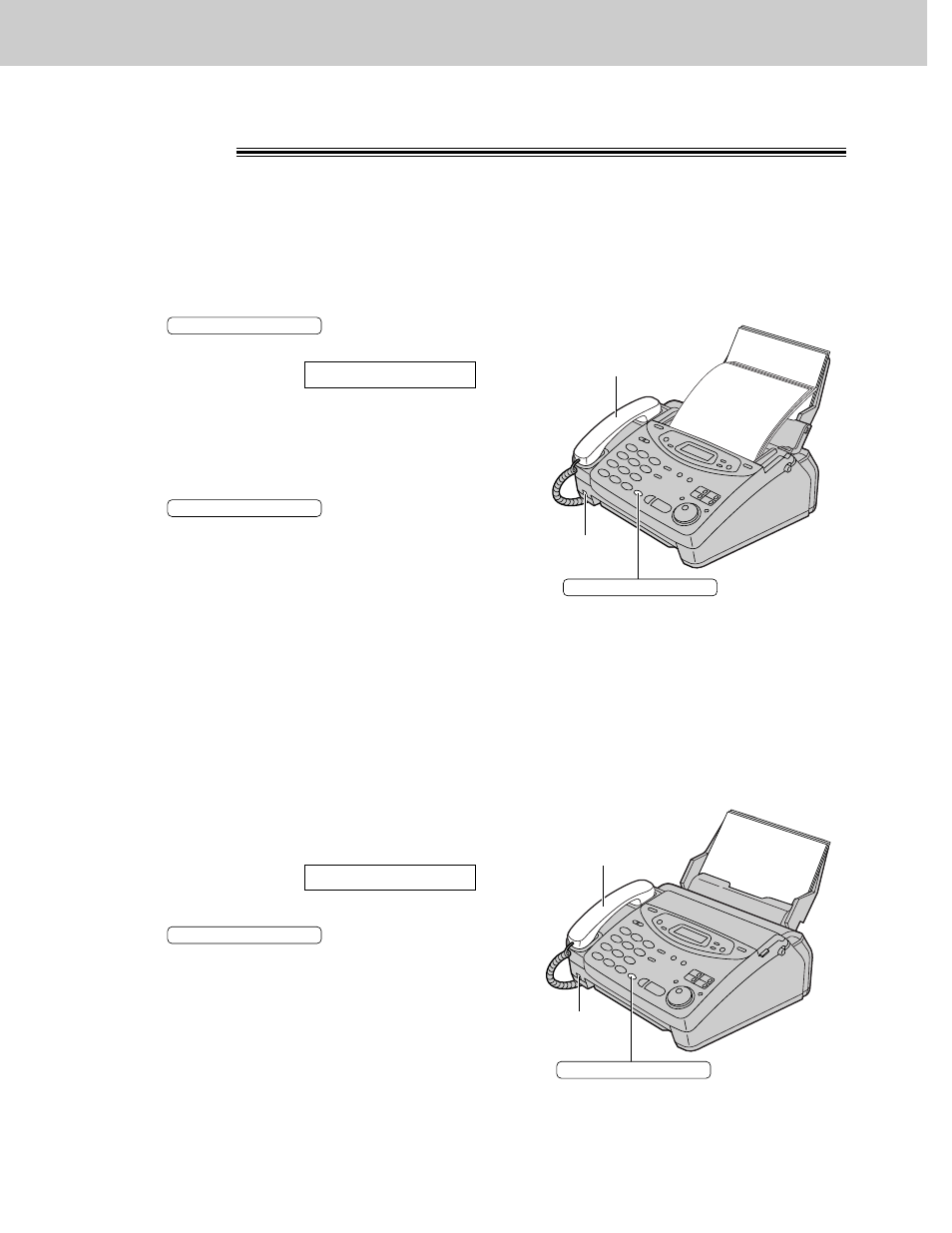 Initiating voice contact, Receiving a request for voice contact | Panasonic KX-FP121 User Manual | Page 46 / 136