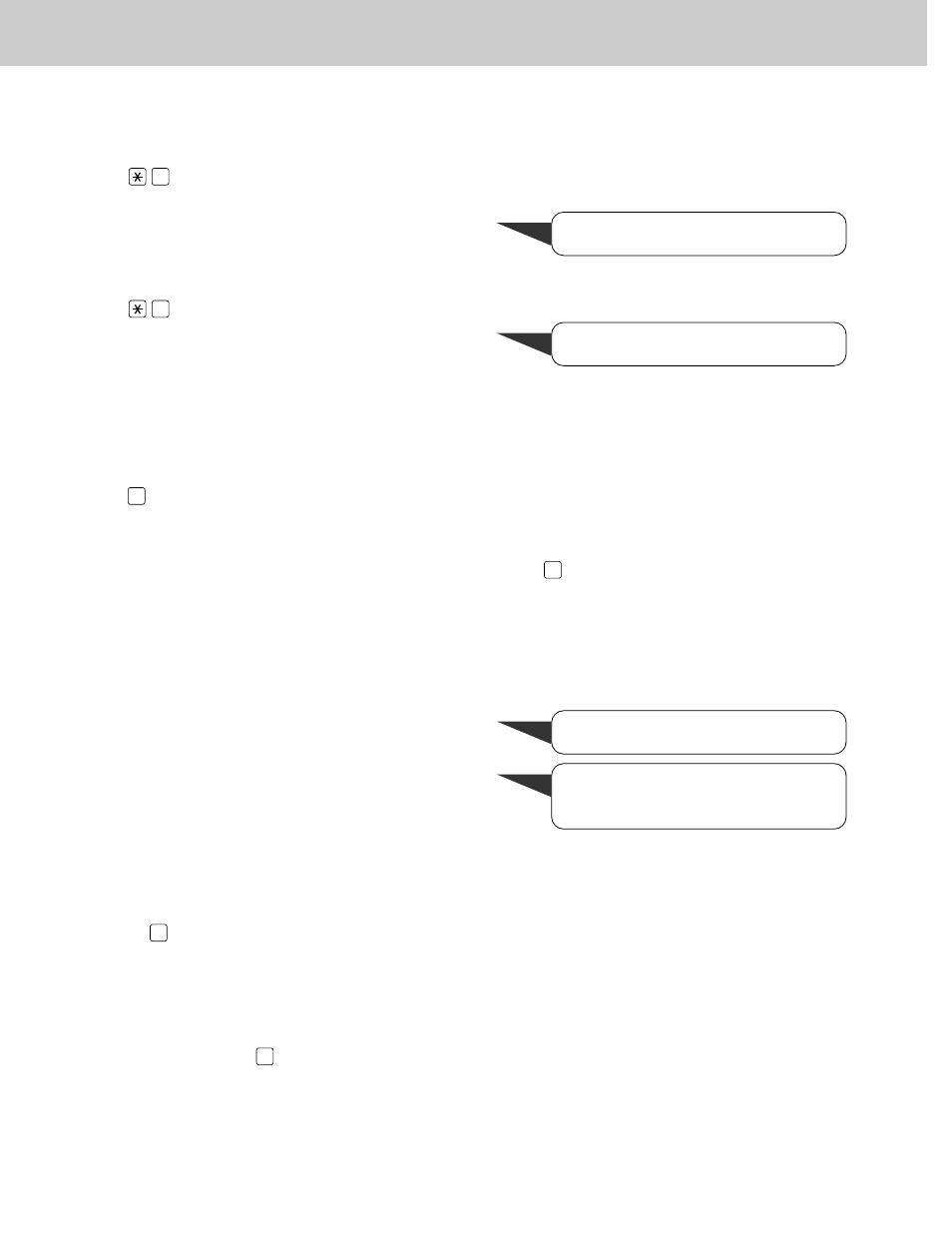 Remote operation, Other remote operations, Erasing a specific message | Erasing all messages, Monitoring the room, Recording a marker message, Re-recording a greeting message | Panasonic KX-FP121 User Manual | Page 96 / 136