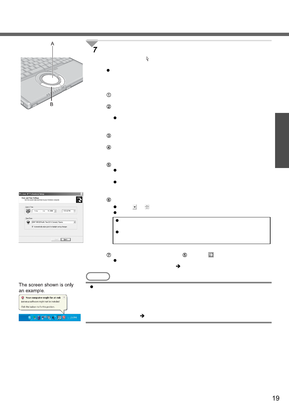 Panasonic CF-W2 User Manual | Page 19 / 76