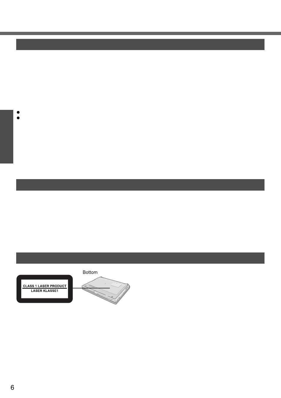 Read me first, Information to the user, Lithium battery dvd-rom & cd-r/rw drive caution | Panasonic CF-W2 User Manual | Page 6 / 76