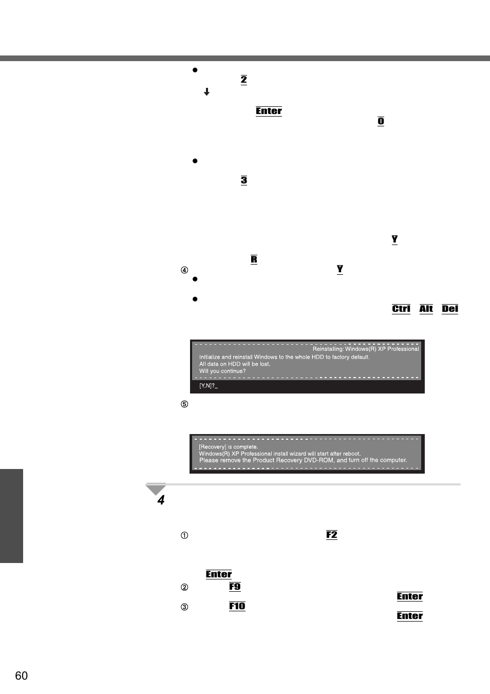 Reinstalling software | Panasonic CF-W2 User Manual | Page 60 / 76