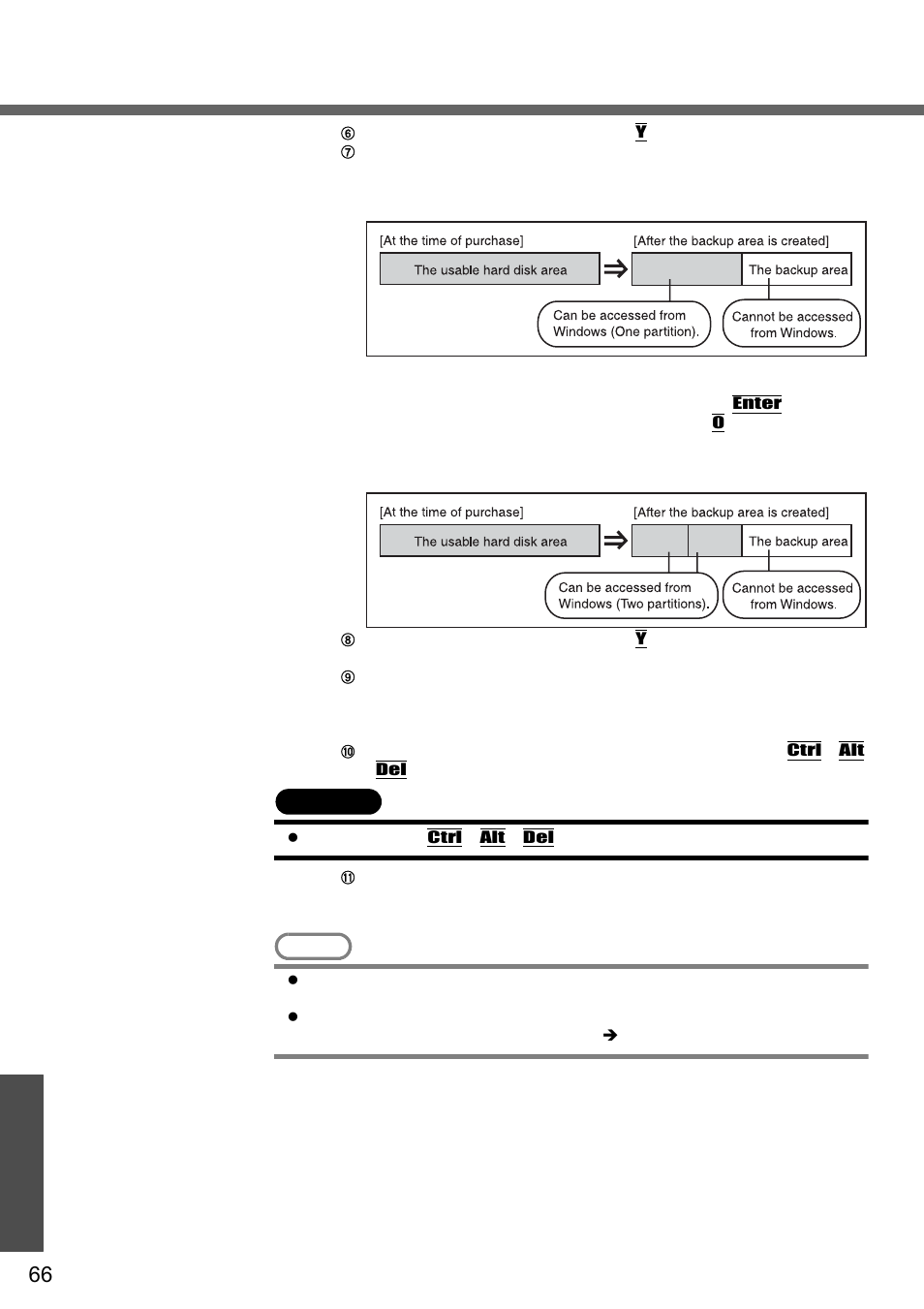 Hard disk backup function | Panasonic CF-W2 User Manual | Page 66 / 76