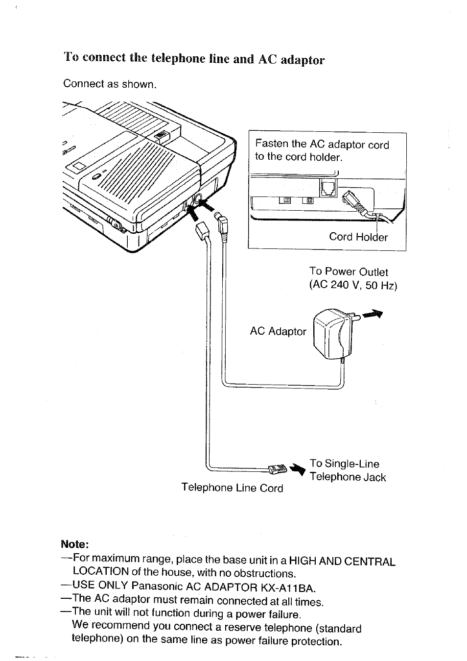 Panasonic KX-T4300BA User Manual | Page 10 / 66