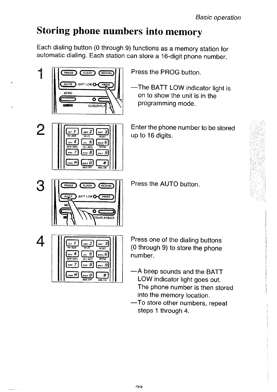 Storing phone numbers into memory, Gilqq, Gzi3 ezzl | Езезо, 411 5 i | Panasonic KX-T4300BA User Manual | Page 23 / 66