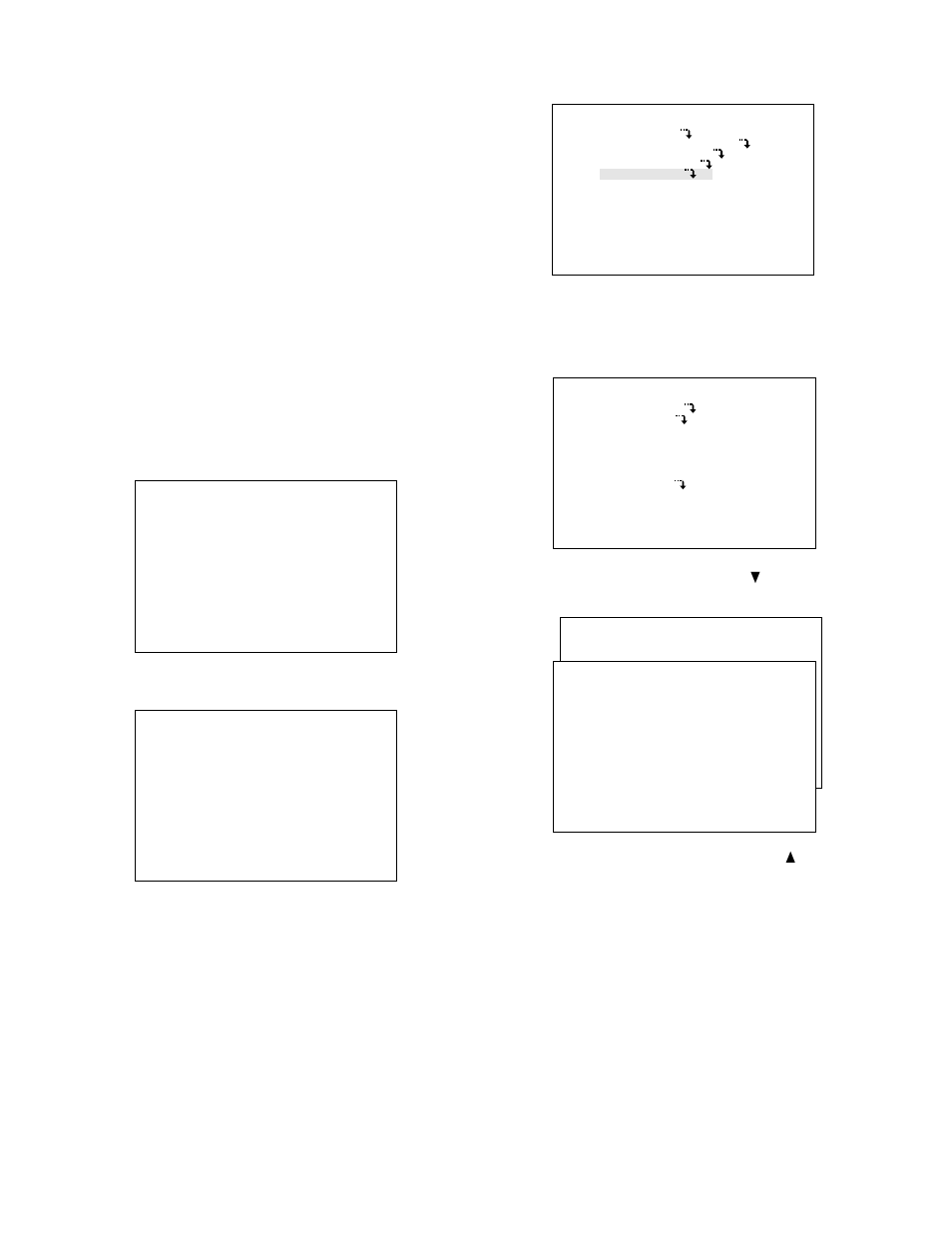 Spot output, 1. auto skip, Mlt/spt seq setup | System setup menu, Title setup | Panasonic WJ-FS309 User Manual | Page 17 / 43