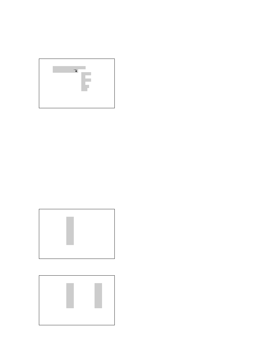 Communication setup, 1. unit address, 2. cam number | 3. baud rate, 4. data bit, 5. parity check, 6. stop bit, 7. wait time, 8. alarm data | Panasonic WJ-FS309 User Manual | Page 20 / 43