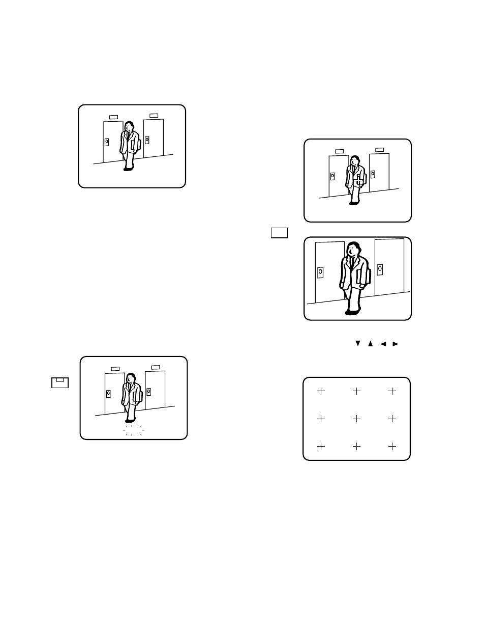 Still spot playback picture, Zoomed spot playback picture | Panasonic WJ-FS309 User Manual | Page 35 / 43