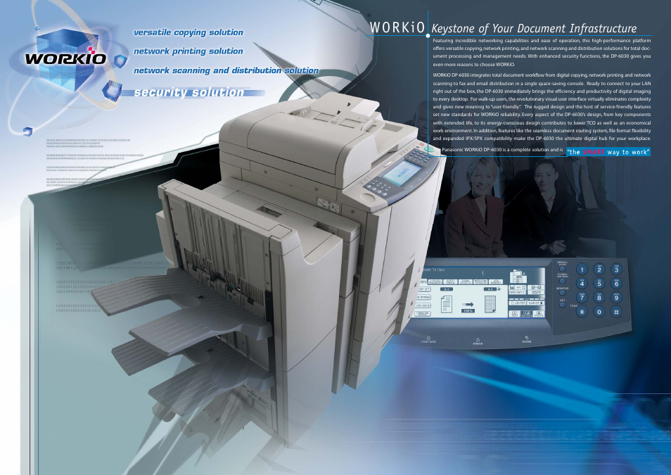Keystone of your document infrastructure | Panasonic DP-6030 User Manual | Page 2 / 6