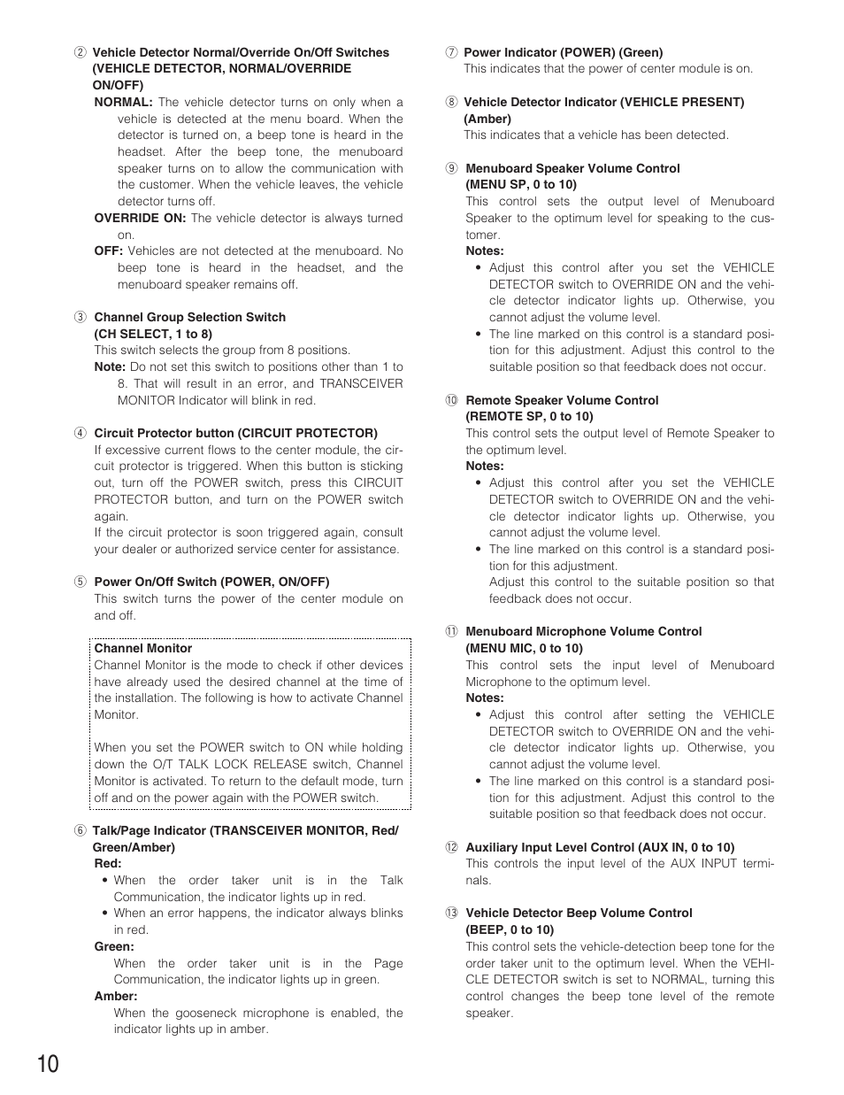 Panasonic WX-CC2010 User Manual | Page 10 / 15