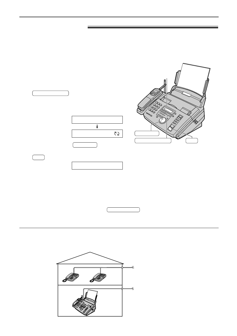 Receiving faxes, Fax only mode ! (all calls are received as faxes), Activating the fax only mode | Panasonic KX-FPC96 User Manual | Page 61 / 112