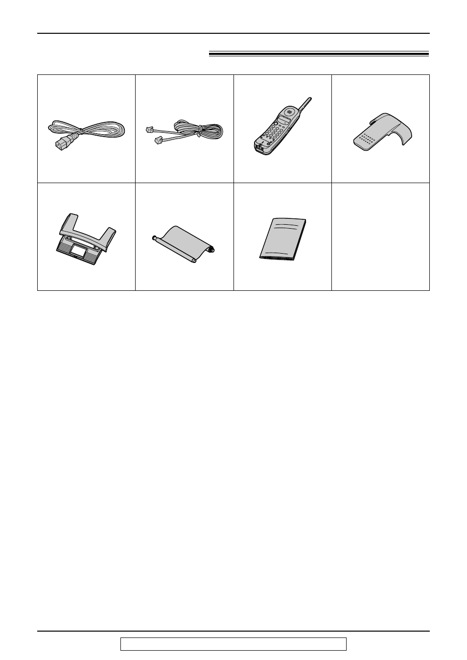 Accessories, Included accessories | Panasonic KX-FPC96 User Manual | Page 8 / 112
