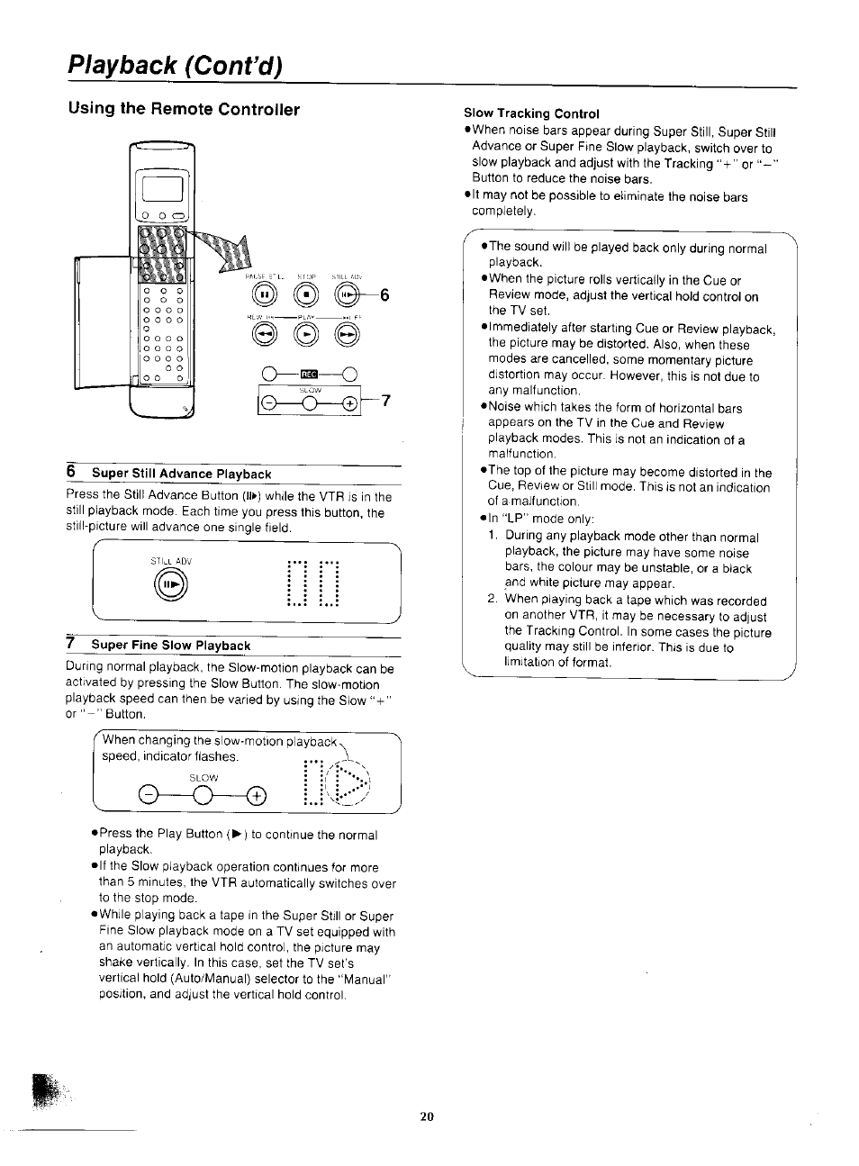 Playback (cont’d) | Panasonic NV-F55EA User Manual | Page 20 / 47