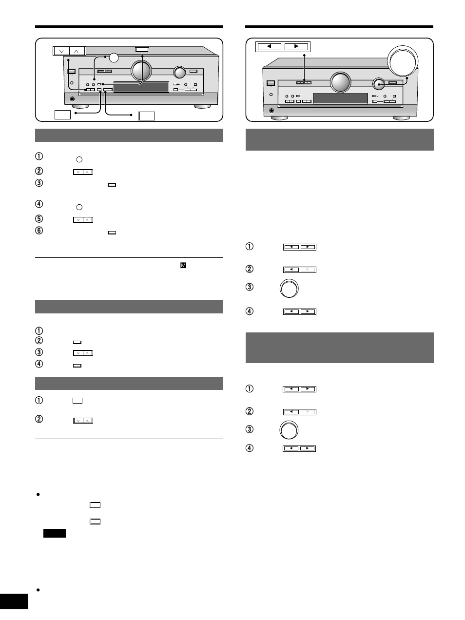 Presetting other settings, Dr comp, Dimmer | 1press, 2press, Dynamic range compression, Improving reception | Panasonic SA-HE70 User Manual | Page 14 / 20