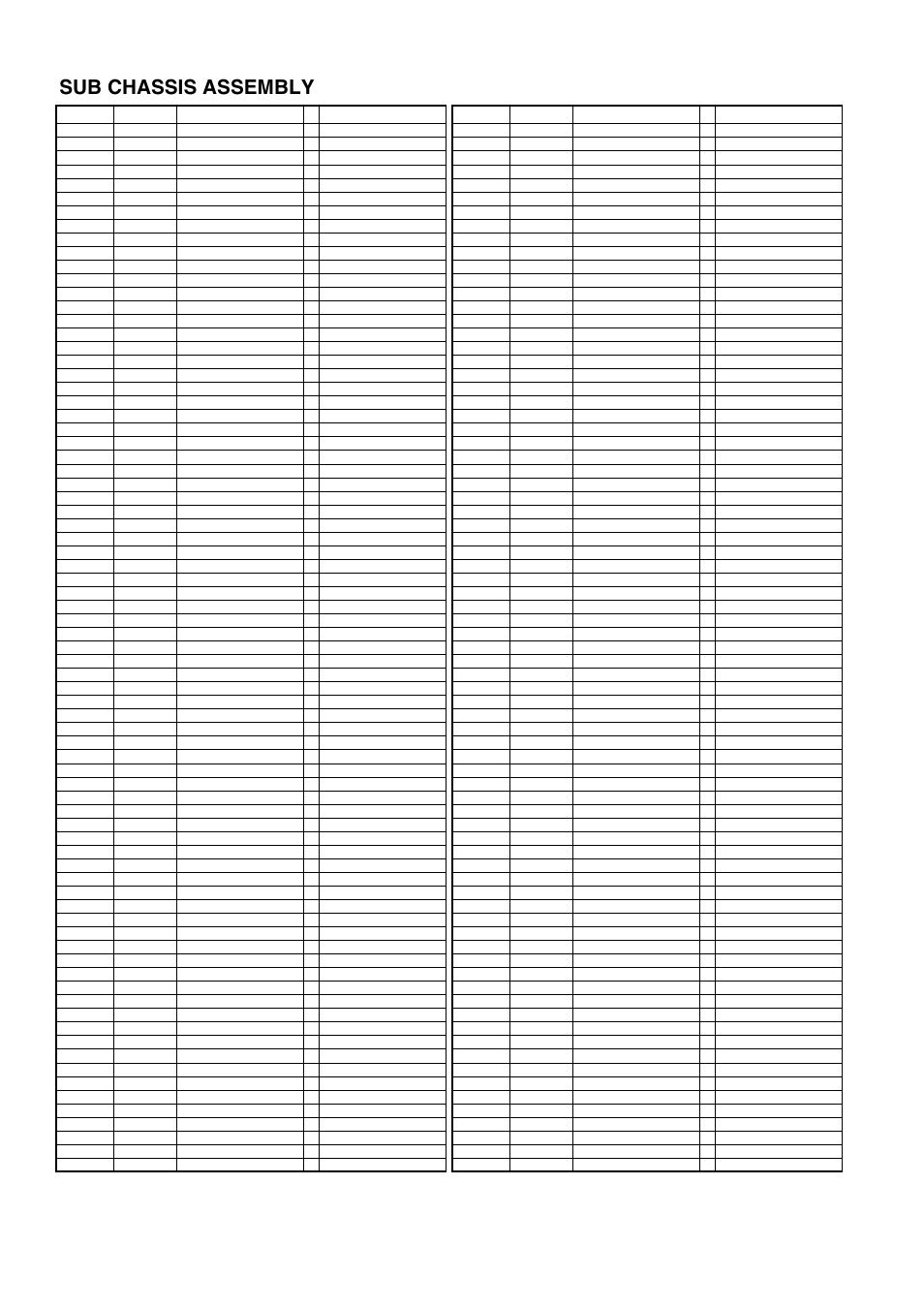 Sub chassis assembly, Mpl-7 | Panasonic AJ-D255MC User Manual | Page 7 / 17