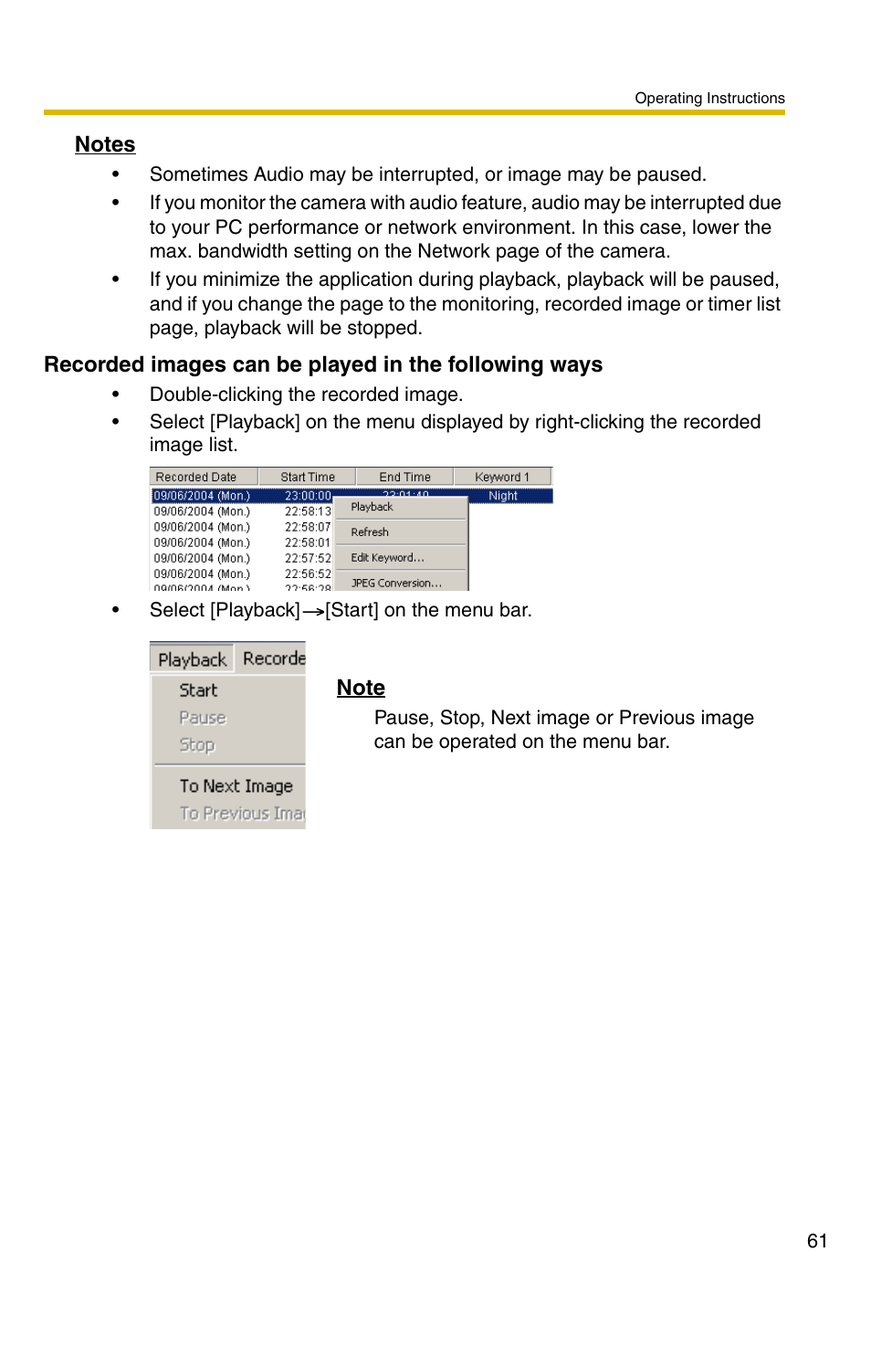 Panasonic BB-HNP11CE User Manual | Page 61 / 101