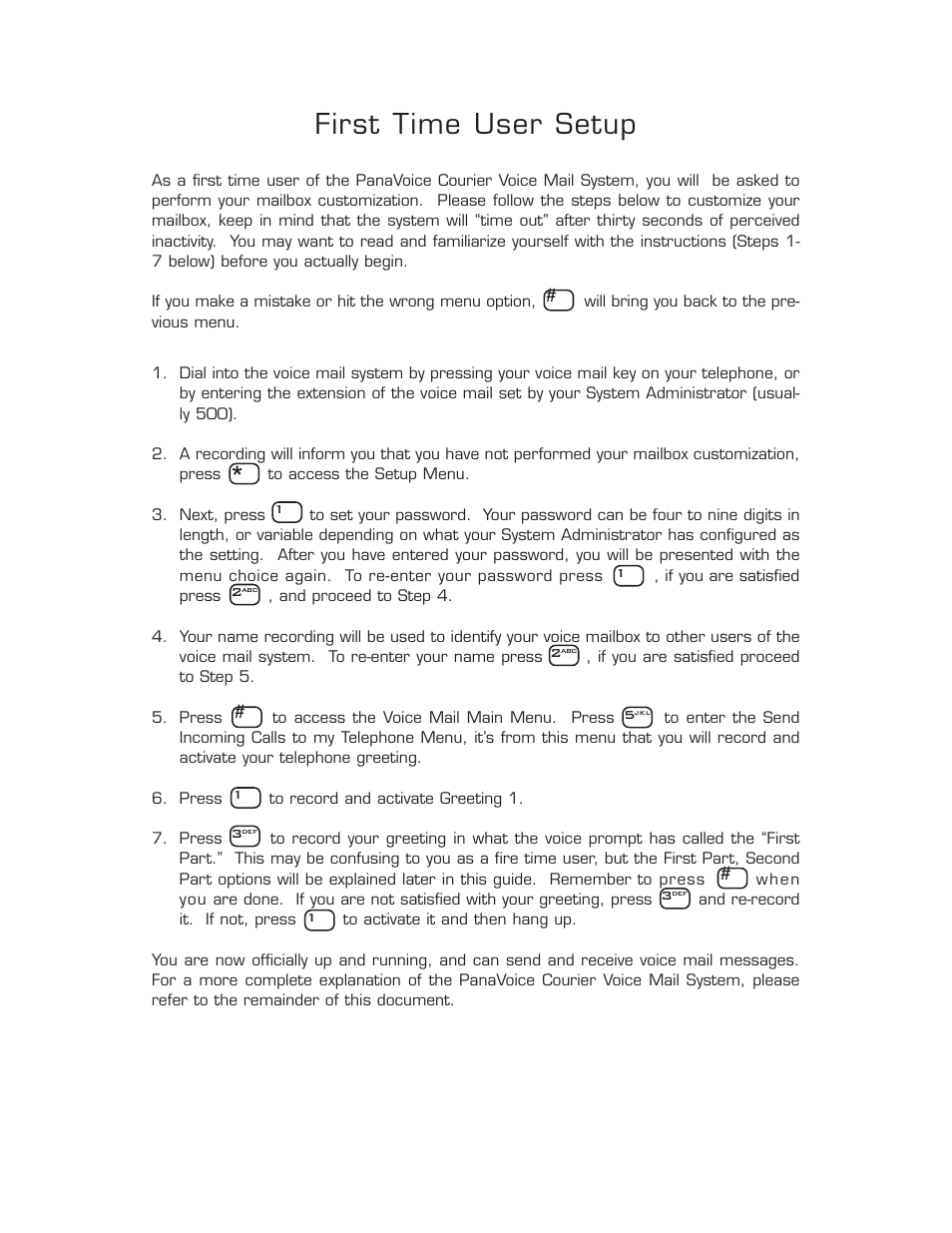 First time user setup | Panasonic 8TUV User Manual | Page 22 / 46