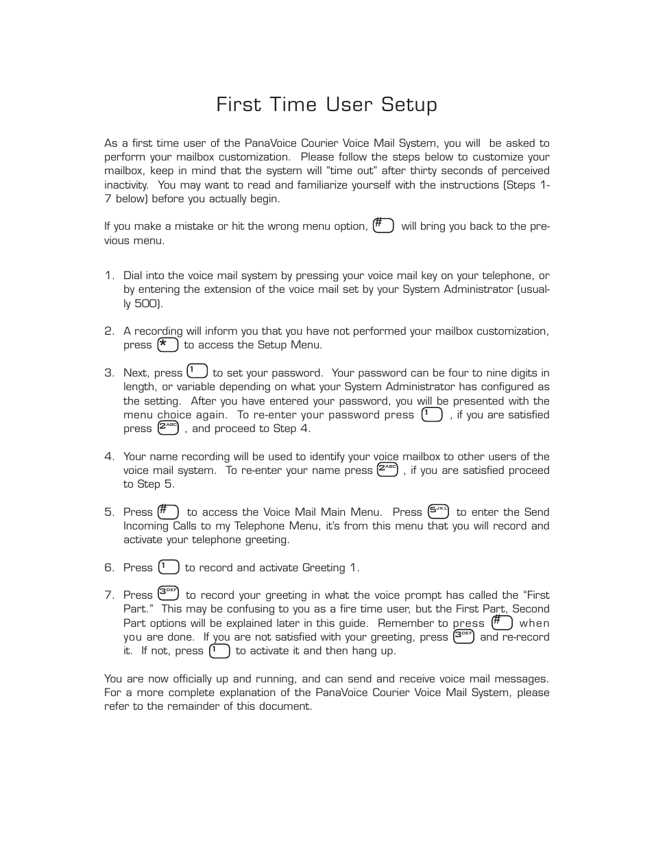 First time user setup | Panasonic 8TUV User Manual | Page 38 / 46