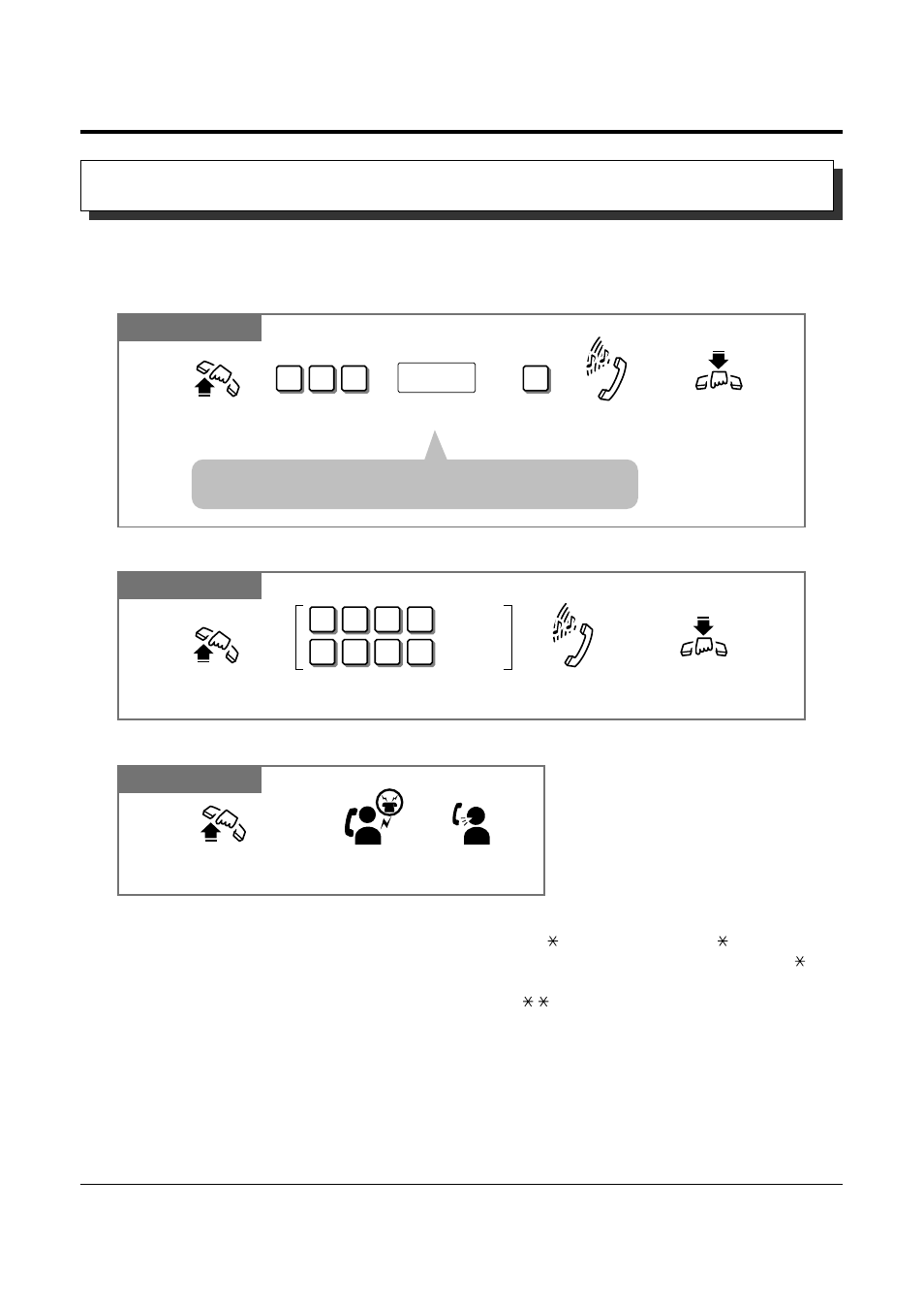 3 making calls, Dialing by simply going off-hook (pickup dialing) | Panasonic KX-TA308 User Manual | Page 34 / 131