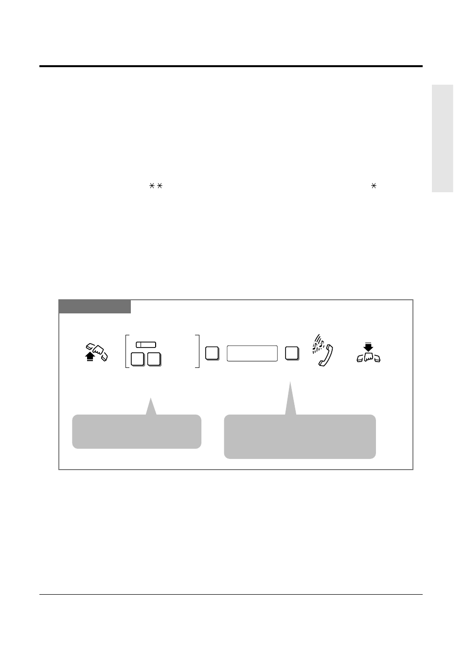 6 before leaving your desk, Follow me | Panasonic KX-TA308 User Manual | Page 63 / 131