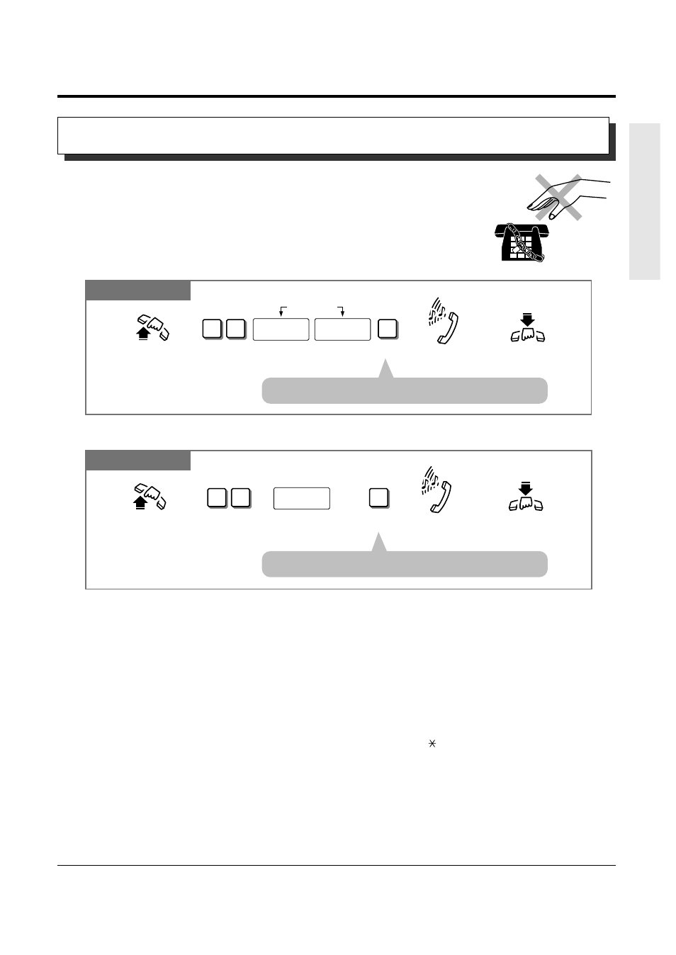 6 before leaving your desk | Panasonic KX-TA308 User Manual | Page 65 / 131