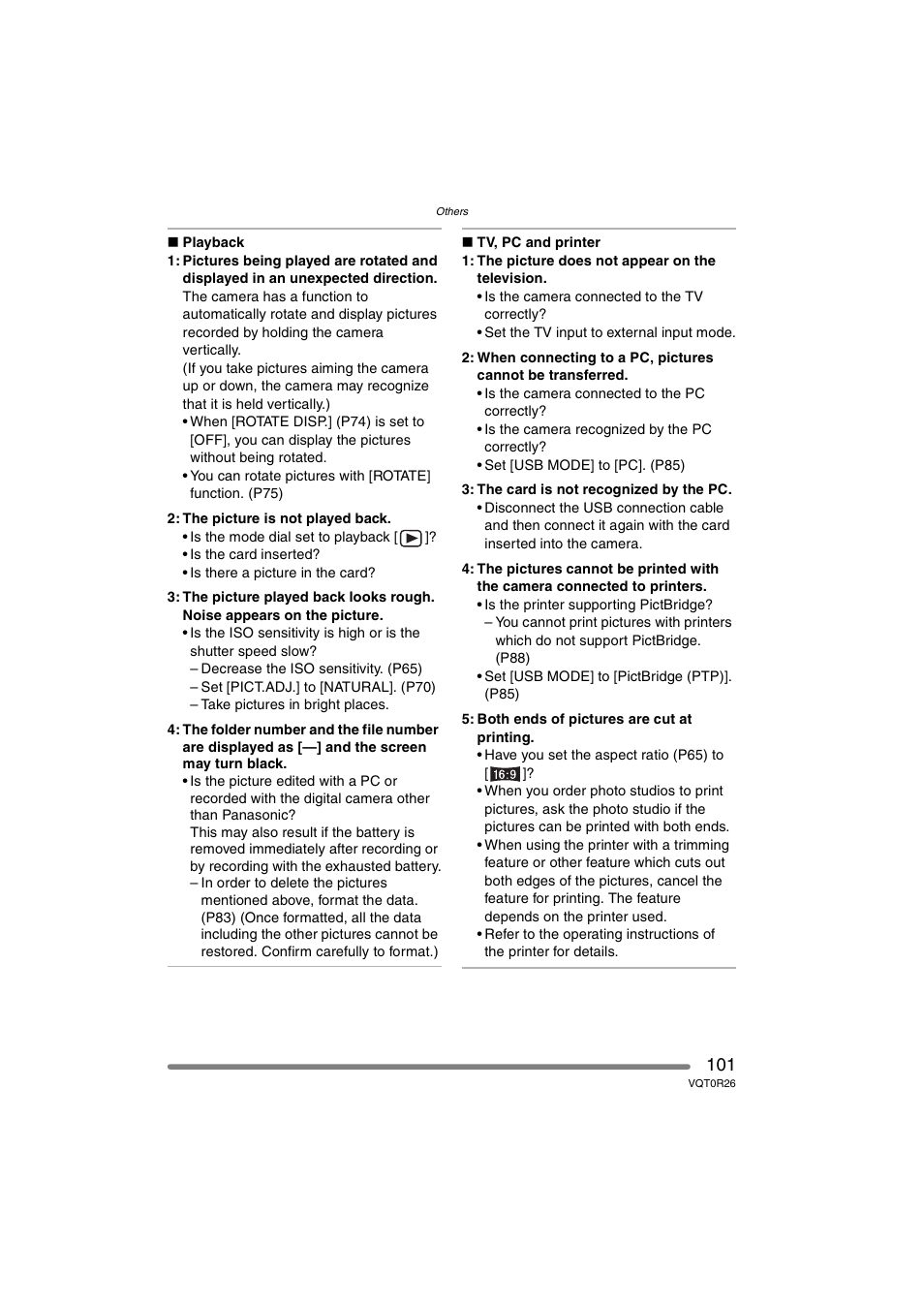 Panasonic DMC-FX8PP User Manual | Page 101 / 116