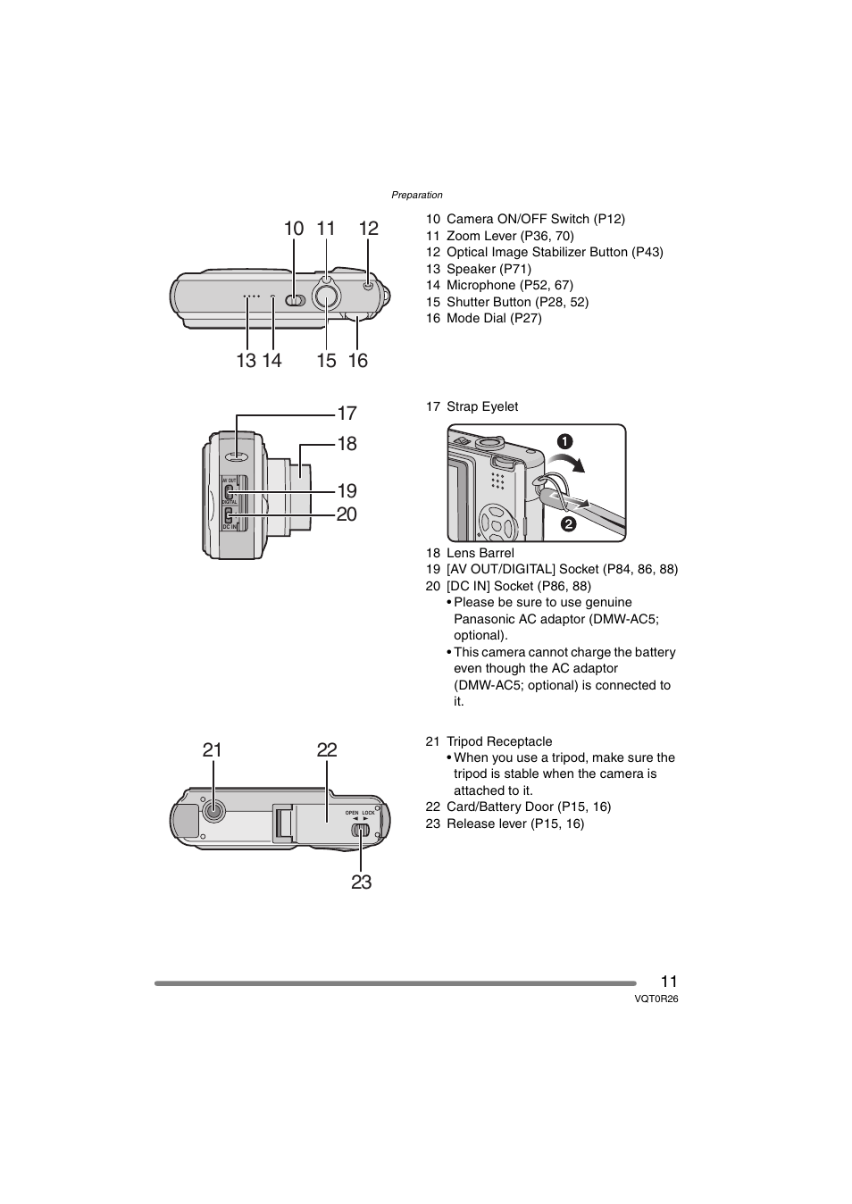 Panasonic DMC-FX8PP User Manual | Page 11 / 116